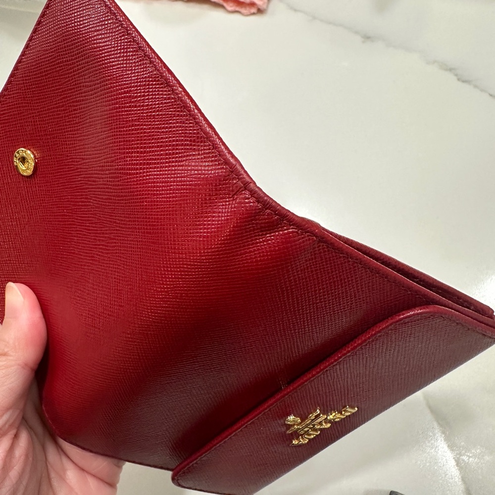 Authentic Prada Wallet (Red Color) - Picture 8 of 13
